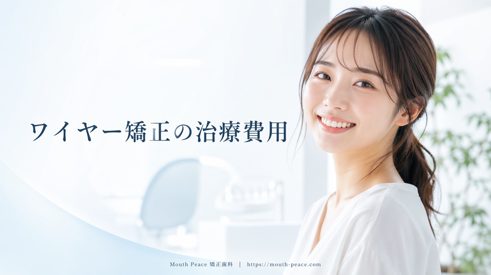 ワイヤー矯正の治療費用