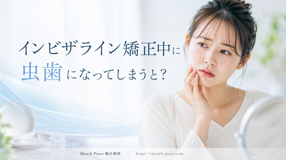 インビザライン矯正中に虫歯になってしまうと？