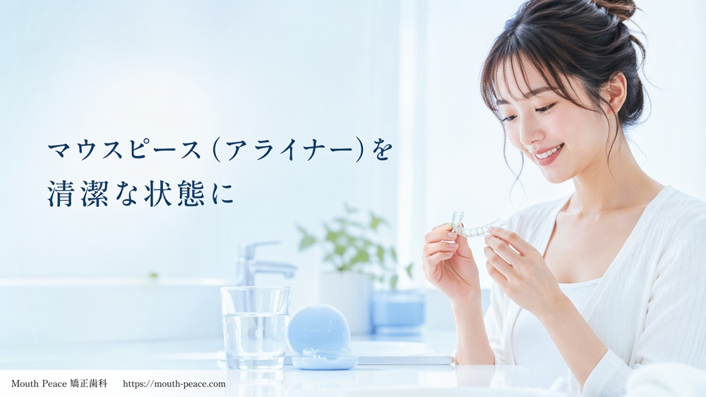 マウスピース（アライナー）を清潔な状態に