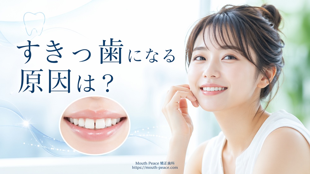 すきっ歯になる原因は？