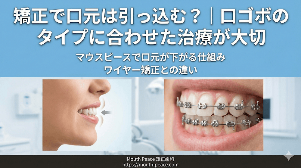 矯正で口元は引っ込む？｜口ゴボのタイプに合わせた治療が大切